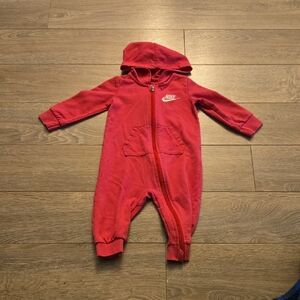 Nike Kids Pink Hooded Footie